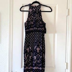 Black lace dress